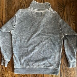 Destin gray blue quarter zip